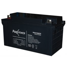12V/120Ah PaqPOWER VRLA battery 10 years Extended