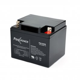 12V/40Ah PaqPOWER VRLA battery 10 years Extended