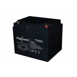 12V/45Ah PaqPOWER VRLA battery 10 years Extended